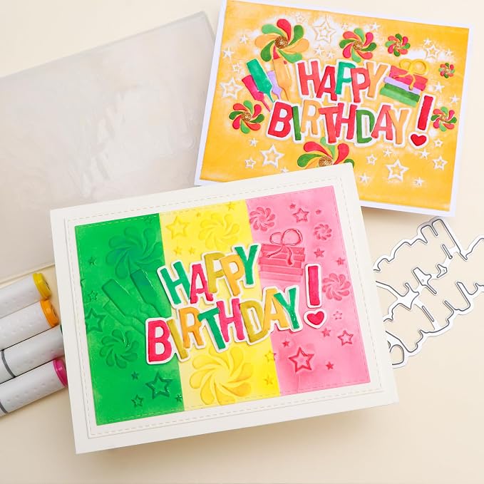 BAOFALI3D Embossing Folder and Metal Die Set - Image 5