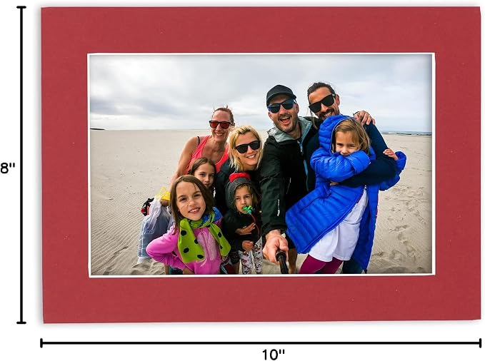 Pack of Ten Acid Free 8x10 Mats Bevel Cut - Image 10
