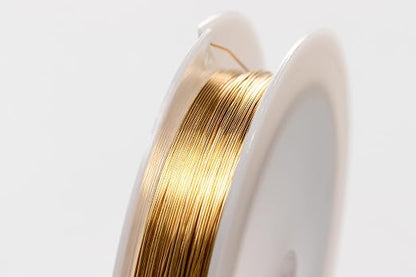 28 Gauge - 1 Ounce Jeweler's Brass Wire, Dead Soft, CDA #230 Alloy Jewelry - Image 2