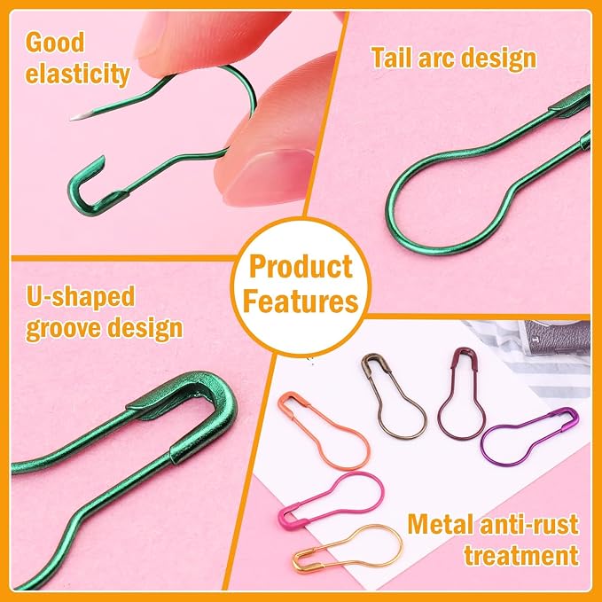 Stitch Markers, Metal Stitch Markers - Image 4