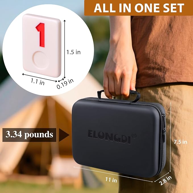 Rummy Cube Game Set with 4 Wooden Racks, 106 Rummy Tiles and Portable Case - Image 6