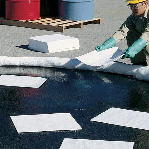 PIG Oil Absorbing Mat Pad in Dispenser Box Absorbs Oil and Fuel Repels Water - Image 8