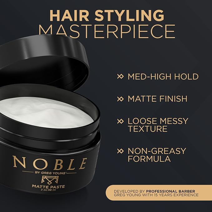 Strong Hold Matte Hair Paste | Flexible & Long-Lasting Sculpting Paste - Image 2