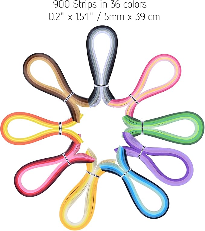 YURROAD Quilling Paper Set - Image 3