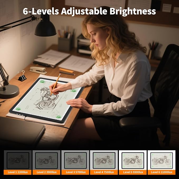 Elice Magnetic A4 Light Board for Diamond Painting, Ultra-Thin Tracing LED - Image 5
