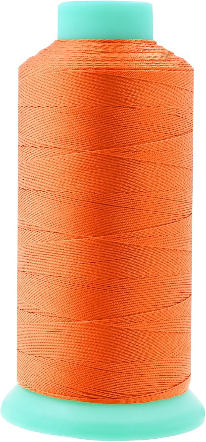 Mandala Crafts Orange Heavy Duty Thread -1100 Yds Tex 90 Thread by MandalaCrafts