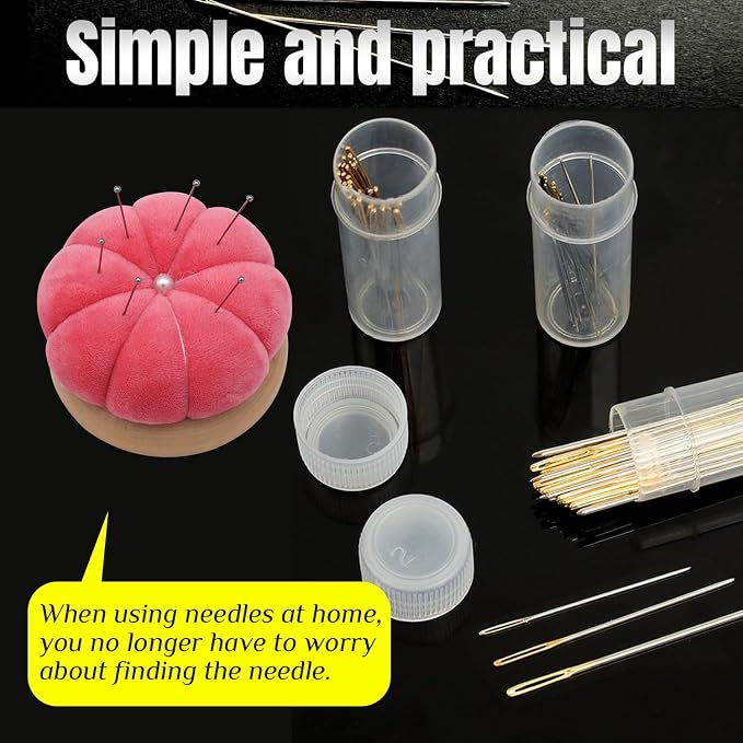 Uxney Pin Cushion, Wooden Sewing Pin Cushion Pincushion Needle Cushion - Image 5