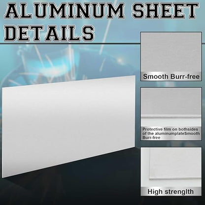 1 Pack 5052 Aluminum Sheet Metal 24" x 48" Aluminum Plate 1/8 Inch Thickness - Image 3