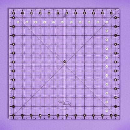 Non-Slip Square Quilt Template Ruler - Image 2