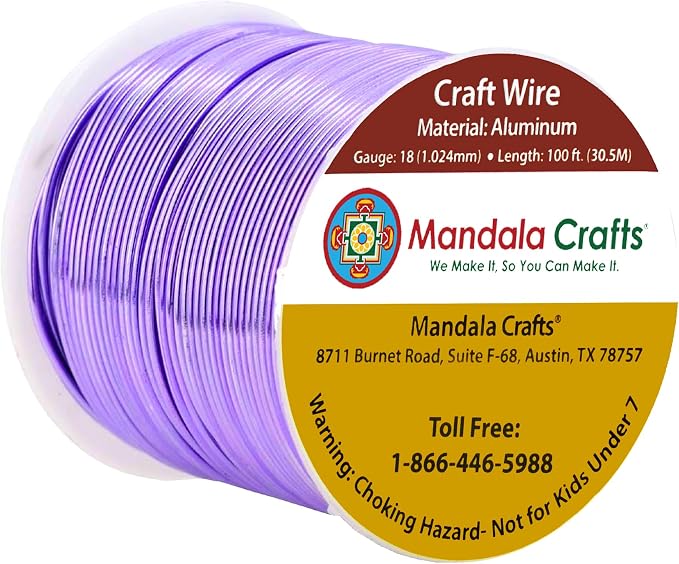 Mandala Crafts 18 Gauge Anodized Aluminum Craft Wire - Image 2