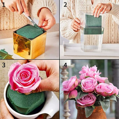 CCINEE Floral Foam Bricks, Florist Foam Green Blocks Supplies - Image 4