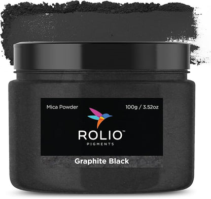 Rolio Premium Black Mica Powder by RolioPigments