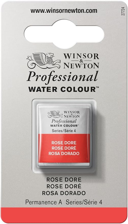 Winsor & Newton Professional Water Colour Paint, Half Pan, Rose Dore by WinsorNewton