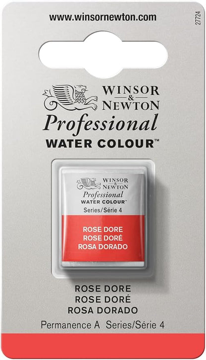 Winsor & Newton Professional Water Colour Paint, Half Pan, Rose Dore by WinsorNewton