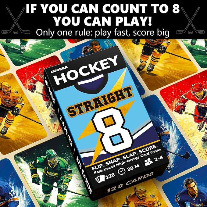 QUOKKA American Hockey Fast-Paced Card Game - Image 2