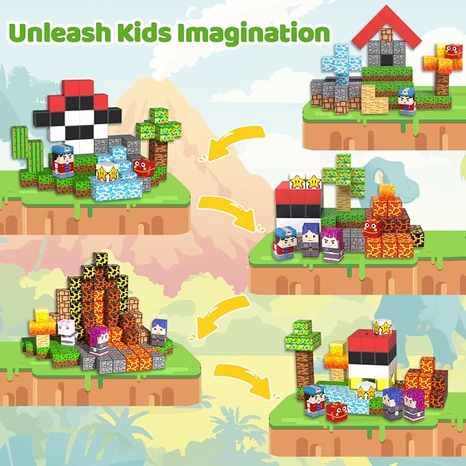 Magnetic Blocks, Stacking Magnets - Image 3