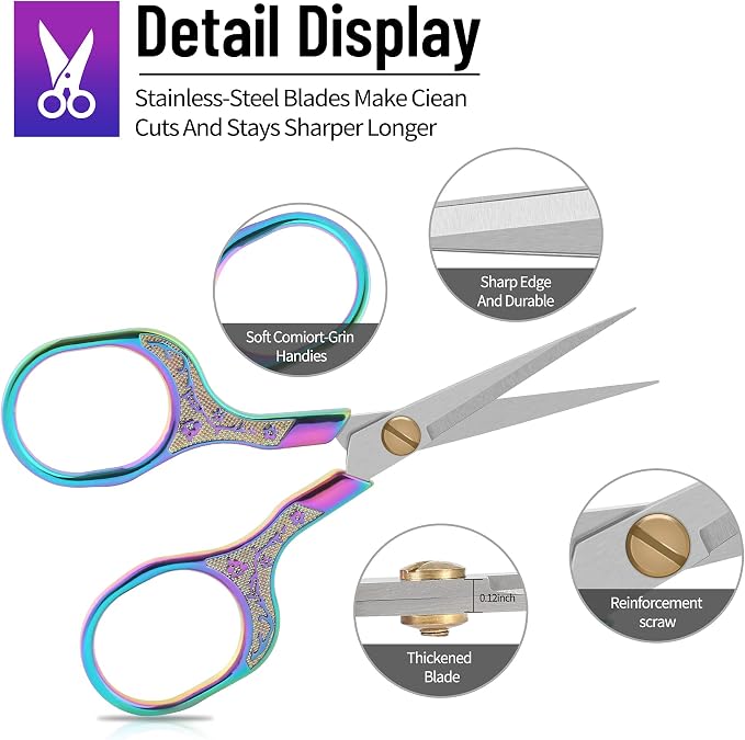 Professional Embroidery Scissors 5 Inch - Image 6
