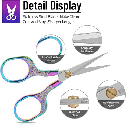 Premium Craft Scissors with Extra Sharp Blades 5 Inch - Image 8