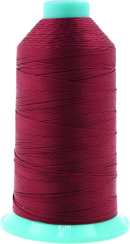 Mandala Crafts Bonded Nylon Thread Wine Heavy Duty Sewing Threads by MandalaCrafts