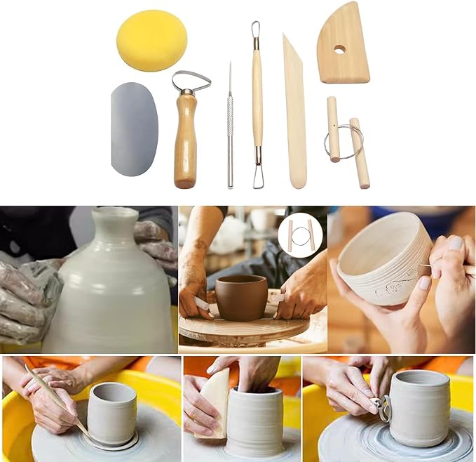 Clay Tools Kit, Pottery Tools Includes Polymer Clay Tools, Sculpting Tools - Image 5
