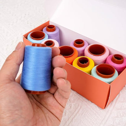 Sewing Thread Kit, All Purpose Sewing Thread 40wt, 10 Spools Assorted Colors - Image 8