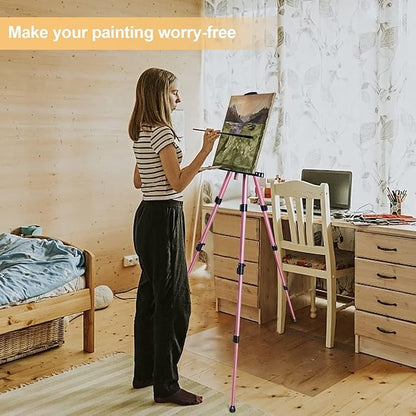 RRFTOK Artist Easel Stand, Aluminum Metal Adjustable Easel - Image 2