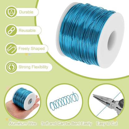 MECCANIXITY 18 Gauge Anodized Aluminum Craft Wire Bendable Bonsai Training Wire - Image 3