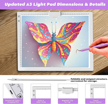 Wireless Rechargeable A3 Light Pad - Image 5