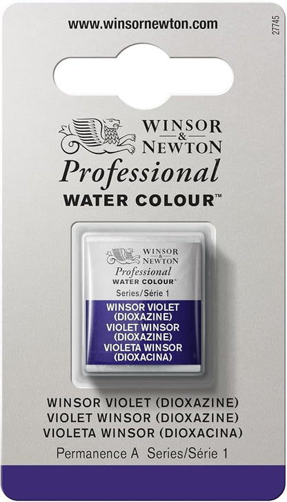 Winsor & Newton Professional Water Colour Paint, Half Pan, Winsor Violet by WinsorNewton