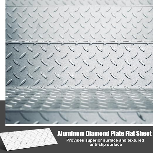 1pcs Diamond Plate Sheet Metal Heavy Duty Tread Aluminum Sheet Diamond Tread - Image 5