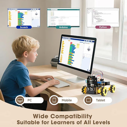 Robotics Kit for Kids Ages 8–12 12-16, ACEBOTT Smart Robot Car Kit - Image 7