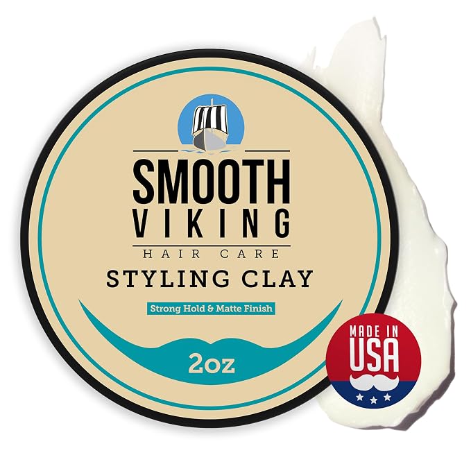 Smooth Viking Hair Clay for Men by SmoothVikingHairBeardCare