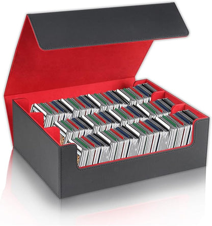 Card Storage Box for Trading Cards，2400+ Leather Magnetic Closure Commander by Unknown