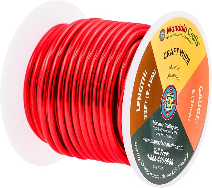 Mandala Crafts 8 Gauge Anodized Aluminum Craft Wire - Image 2