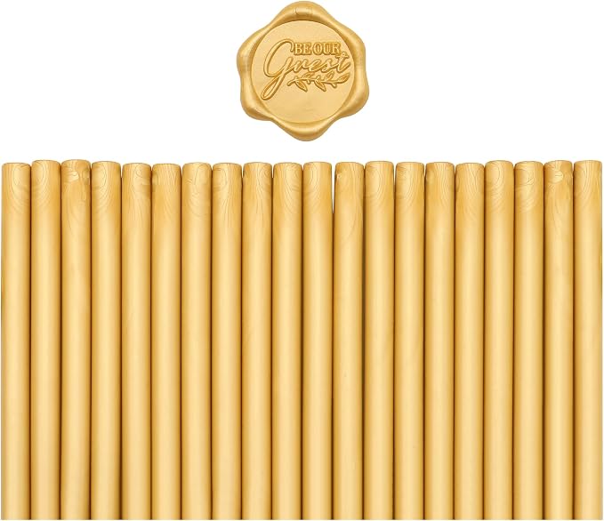 SWANGSA 20 Pieces Glue Gun Sealing Wax Sticks Gold - Image 2