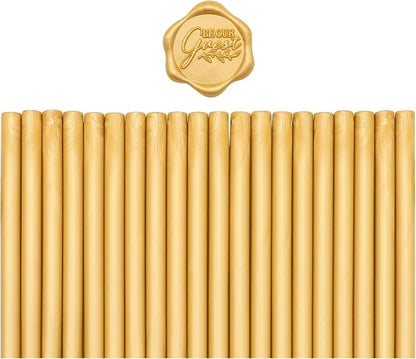 SWANGSA 20 Pieces Glue Gun Sealing Wax Sticks Gold - Image 2