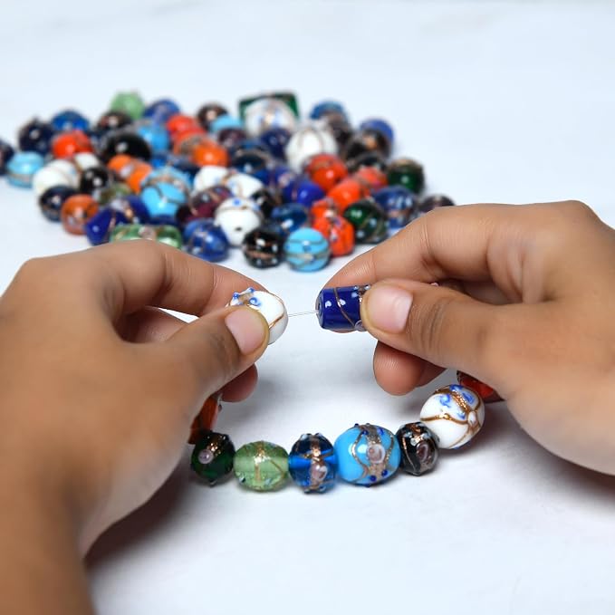 2/3 LB Bag of Assorted Glass Beads - Image 5