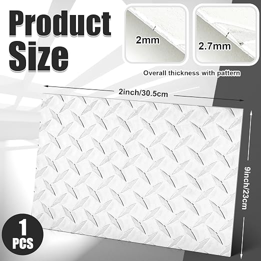 1pcs Diamond Plate Sheet Metal Heavy Duty Tread Aluminum Sheet Diamond Tread - Image 2