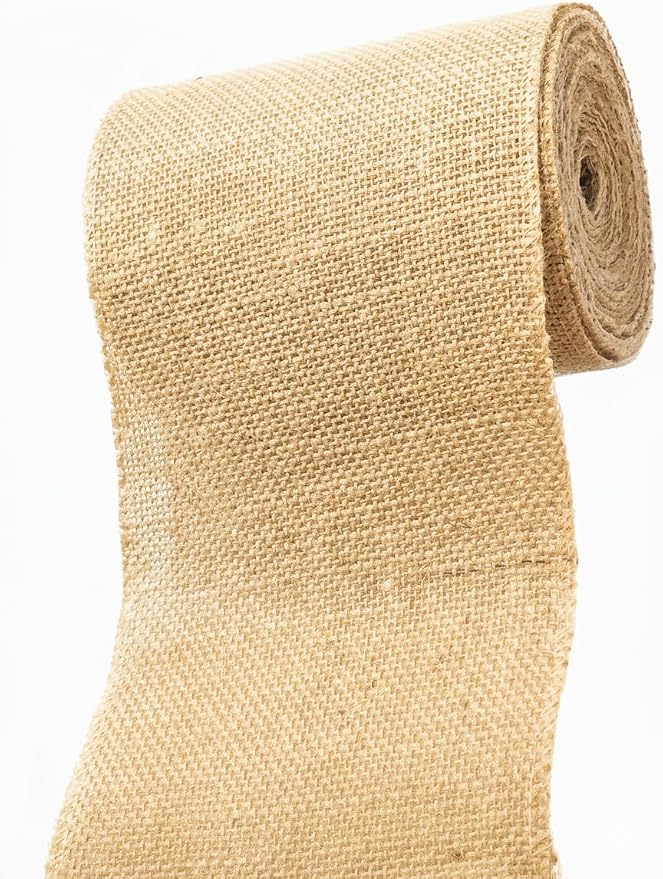 Natural Jute Burlap Ribbon by AAYU