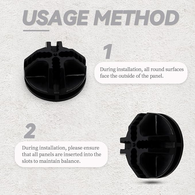 16 Pcs Black Plastic Connector, Wire Grid Cube Connector - Image 4