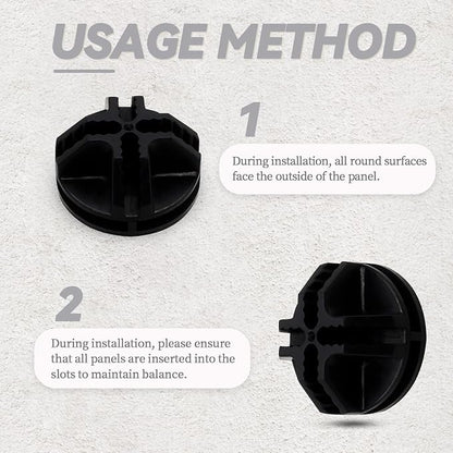 32 Pcs Black Plastic Connector, Wire Grid Cube Connector - Image 4