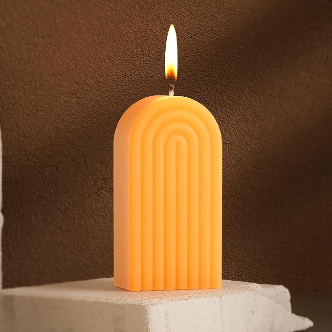 3 Pack Deep Resin Mold Arch Rectangle Door Candle Silicone 3D Animal Candle - Image 2