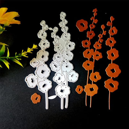 3D Background Cutting Dies Metal Stencils Scrapbooking Tools Flowers Lace Frame - Image 4