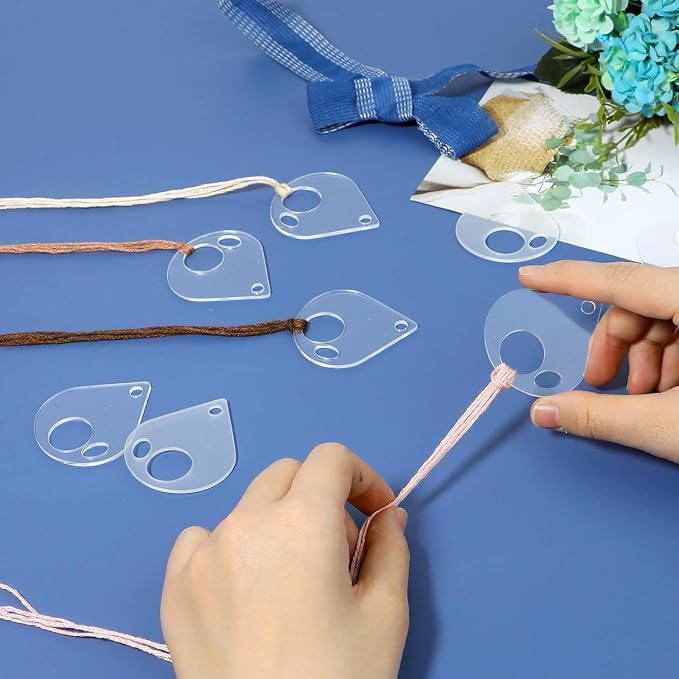 50Pcs Acrylic Embroidery Floss Organizer - Image 3