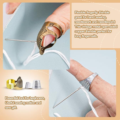 CousDUoBe Sewing Thimble Kit, thimbles - Image 5