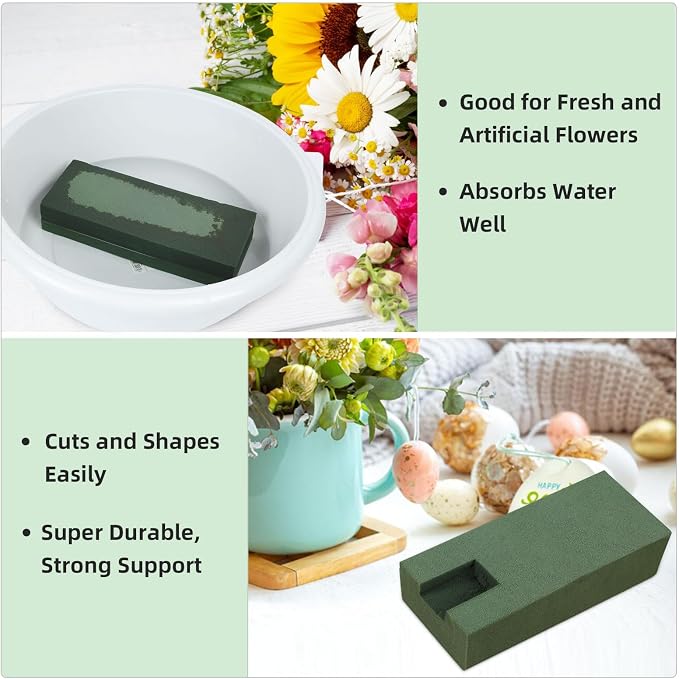 Gardace 2 Pack Floral Foam Blocks Each, Used - Image 5