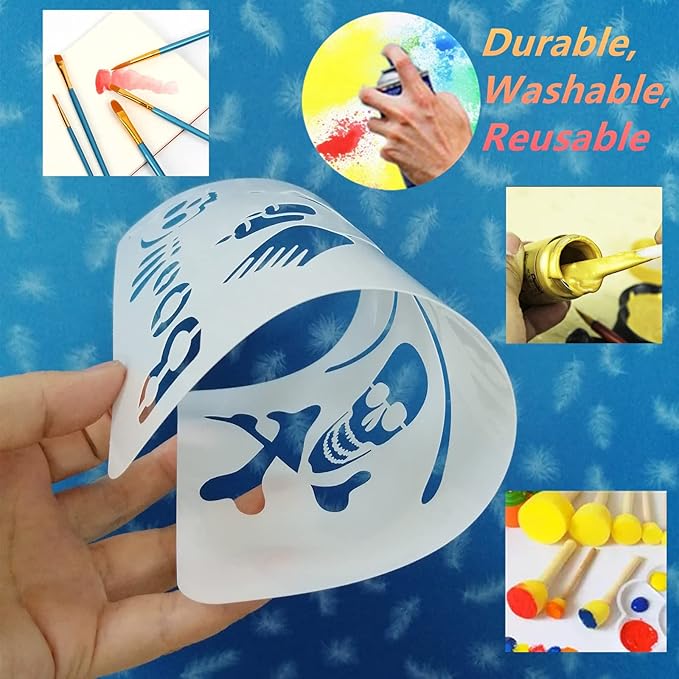 BANLTRE 5 Pack 24" x 36" 10mil/0.25mm Thick Clear Blank Stencil Sheet - Image 6