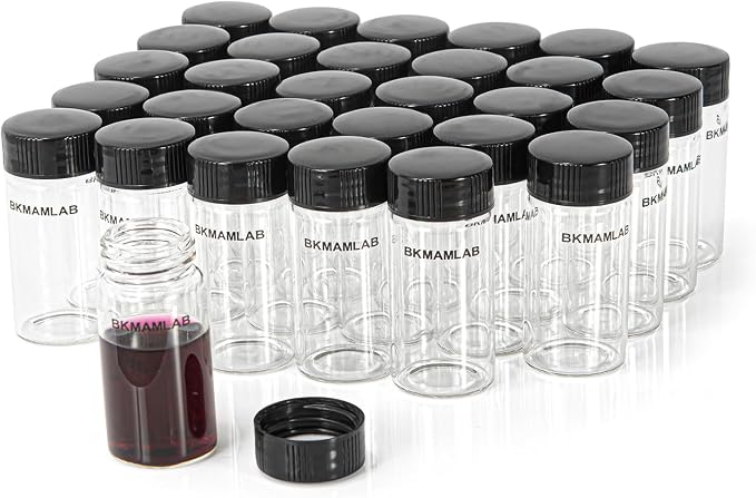 20ml Clear Small Glass Vials 30pcs - Image 6