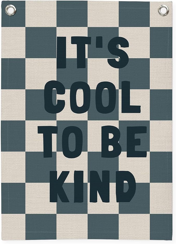 Kids Room Decor, Classroom Banner, It’s Cool to Be Kind, Nursery Decor by Unknown