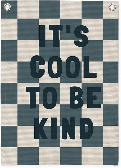 Kids Room Decor, Classroom Banner, It’s Cool to Be Kind, Nursery Decor by Unknown